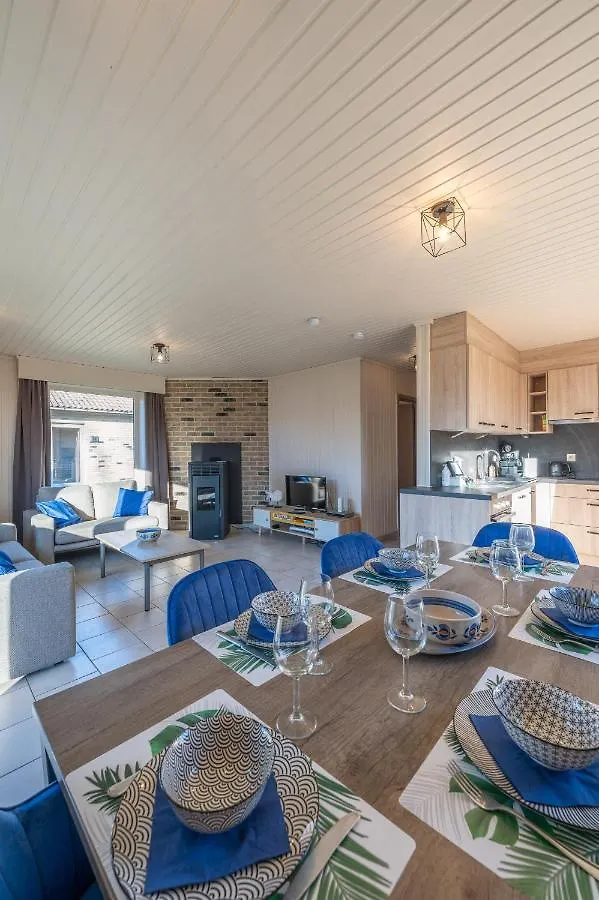Westende Marinapark Bungalow Blue Middelkerke Belçika